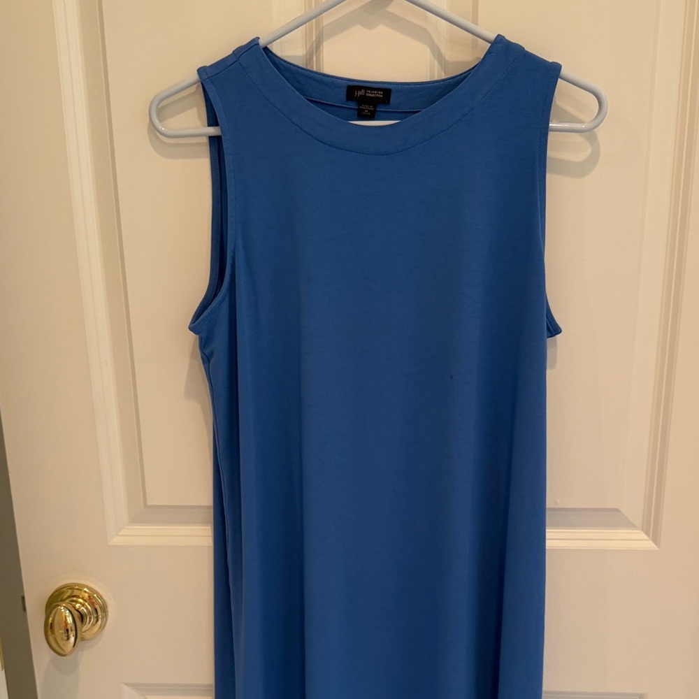 JJILL blue sleeveless med petite dress
